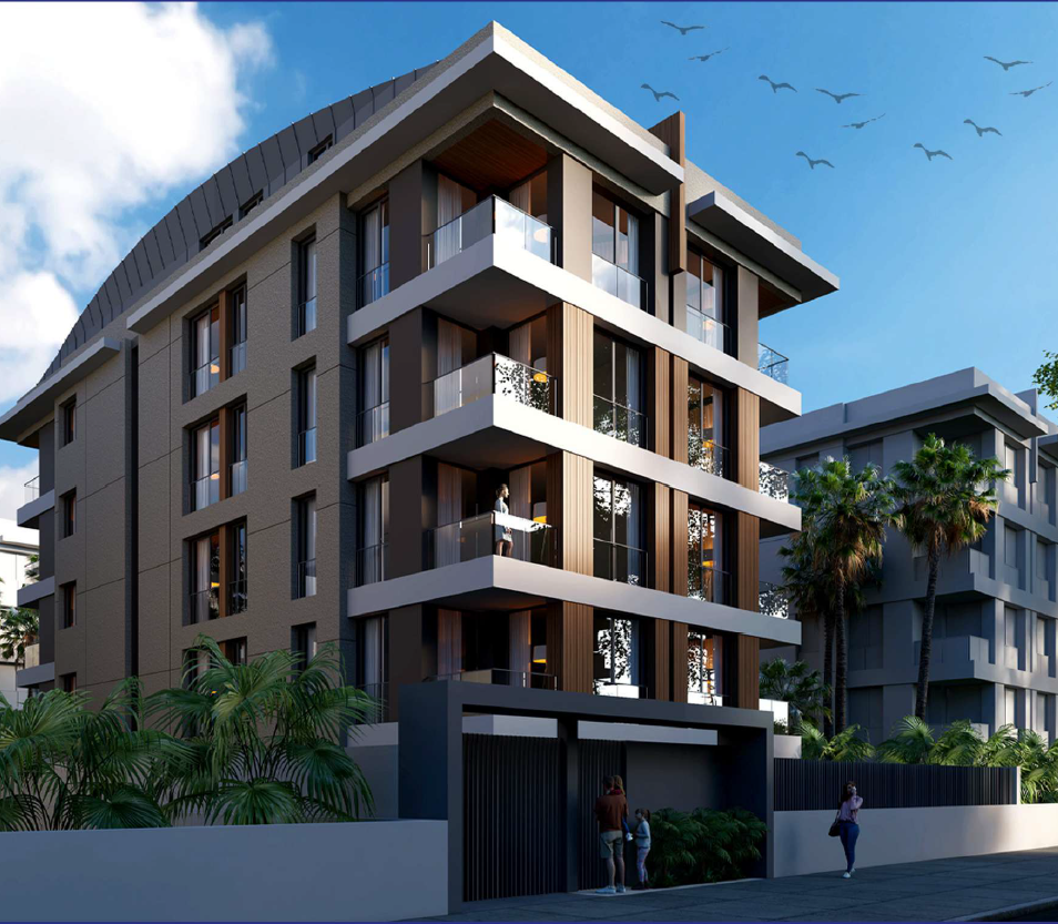 Lara Plajı Yakınında Antalya'da Satılık Lüks Modern Daireler