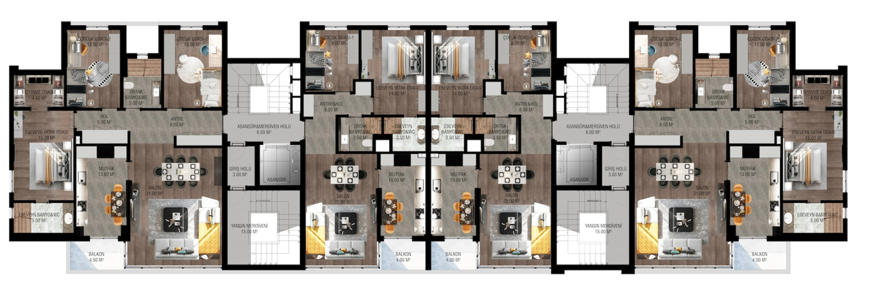 Premium Luxury Apartments for Sale in Antalya Konyaaltı