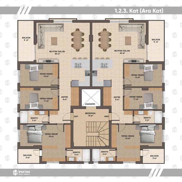 Luxury Modern Apartments for Sale in Konyaaltı, Antalya