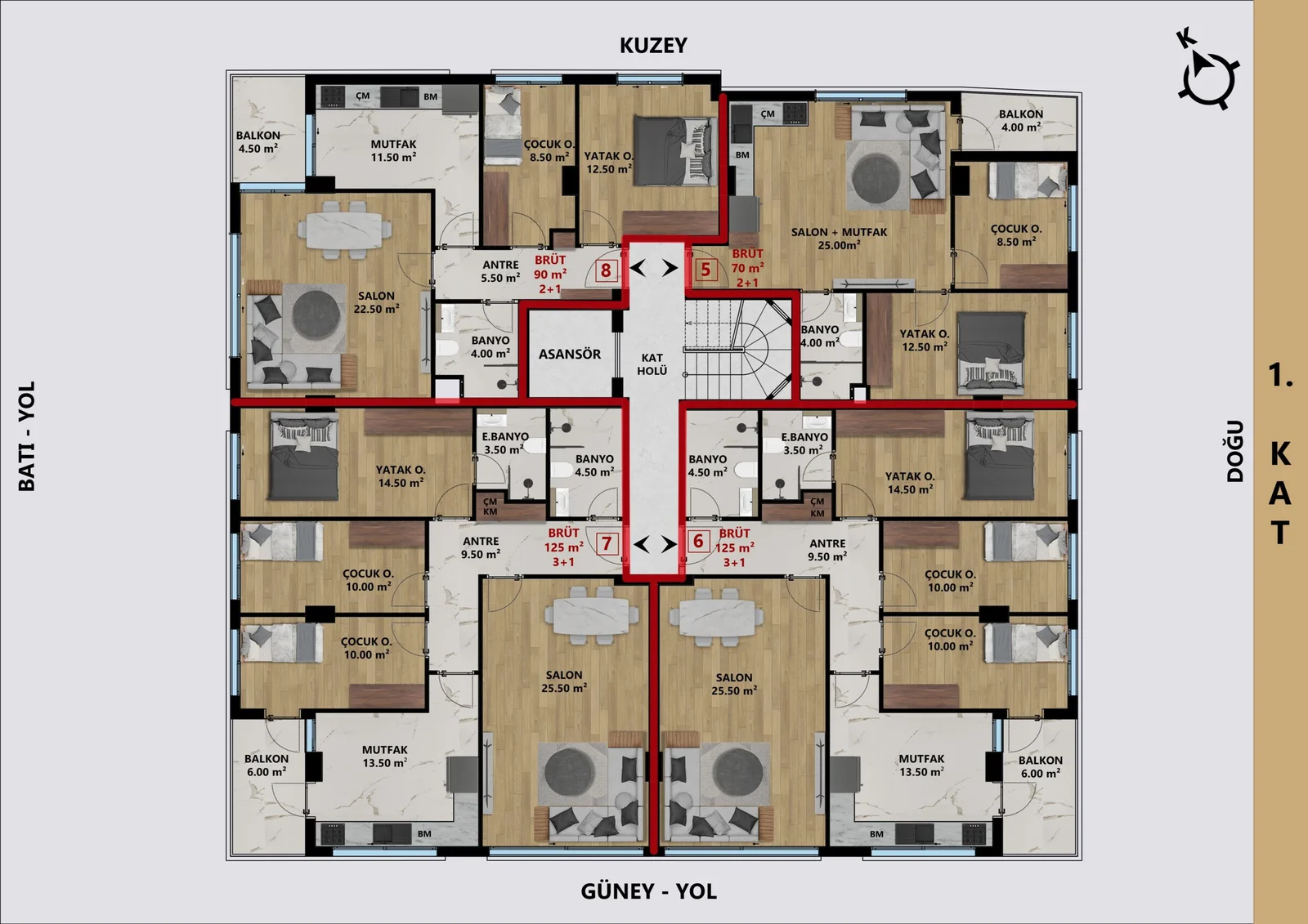 Premium Duplex Apartments in Konyaaltı - Ideal Location Near Amenities