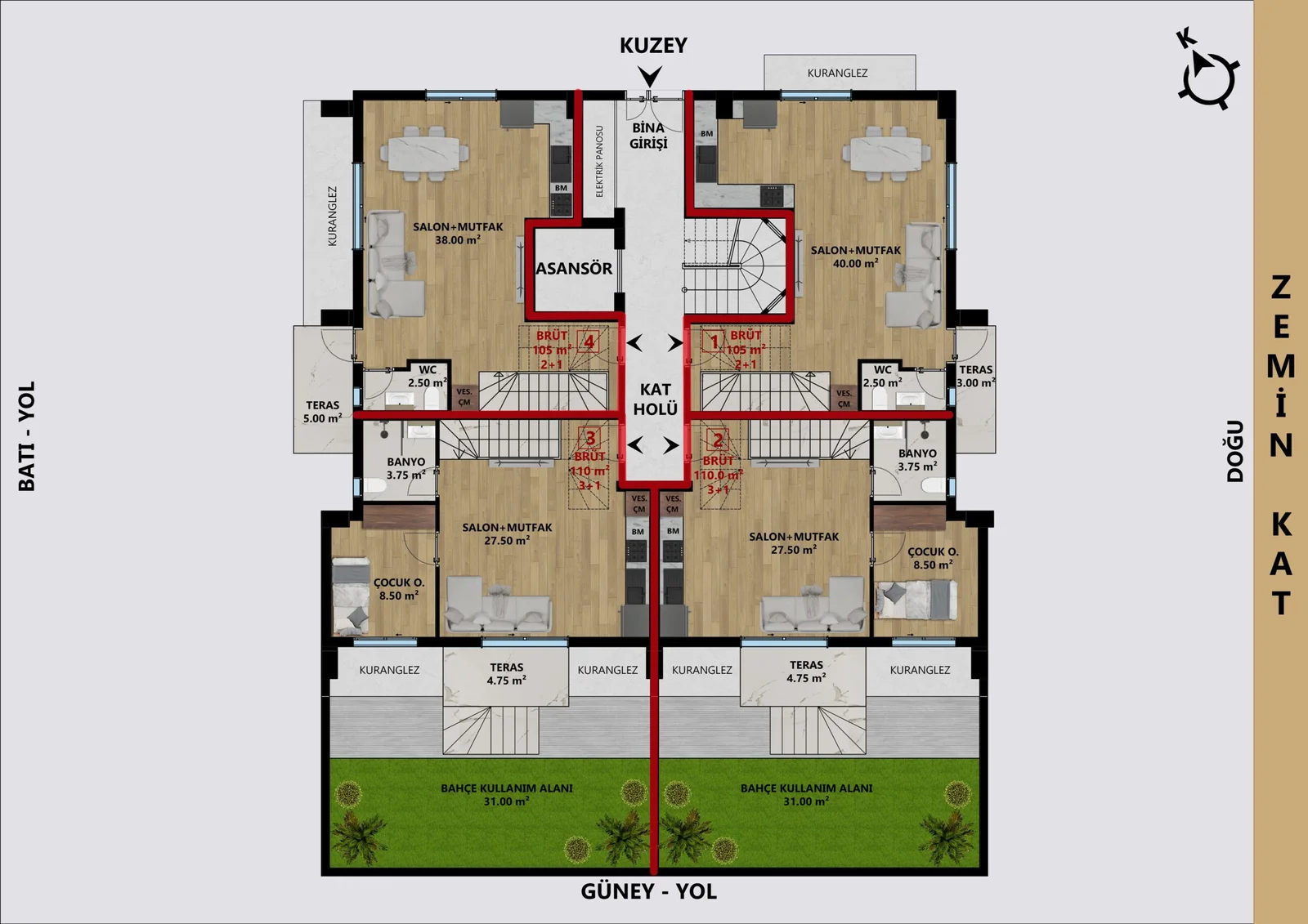 Premium Duplex Apartments in Konyaaltı - Ideal Location Near Amenities