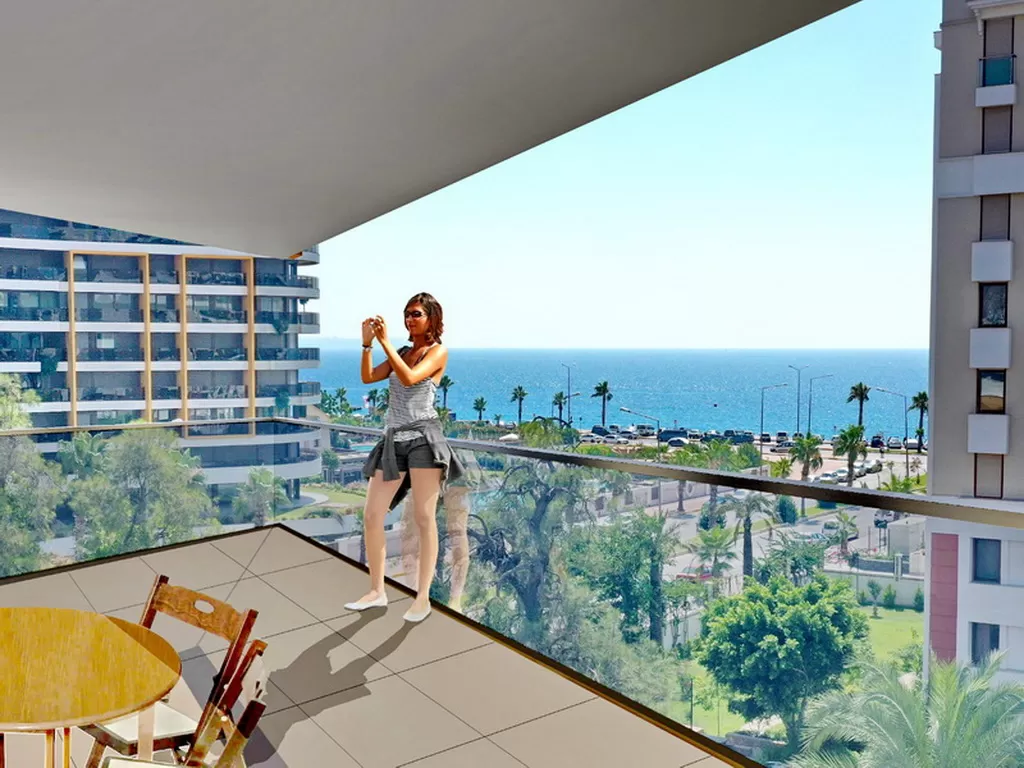 Sea-view apartment in Liman Konyaalti