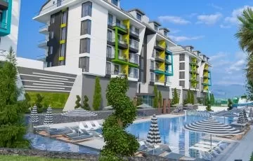 شقق بمساحات متعددة ضمن مجمع سكني جديد في الانيا