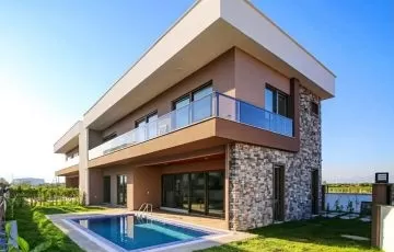 Semi detached villas in Yeshilbair Antalya