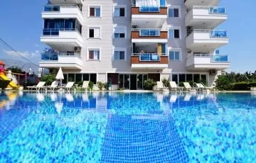 Complex with sea view in Alanya