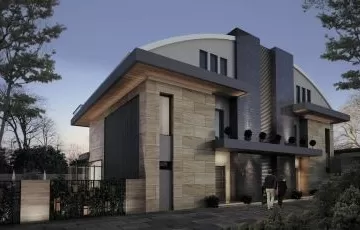 Spacieuse villa quadruplex à vendre à Konyaaltı