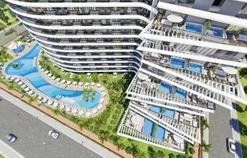 Premium apartments project in Antalya Altintas 