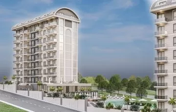 New complex suitable for obtaining residence in Alanya