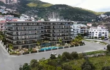Modern and luxury residential complex in Alanya