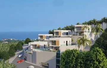 New villa complex in Alanya