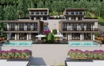 Luxury villa project in Alanya