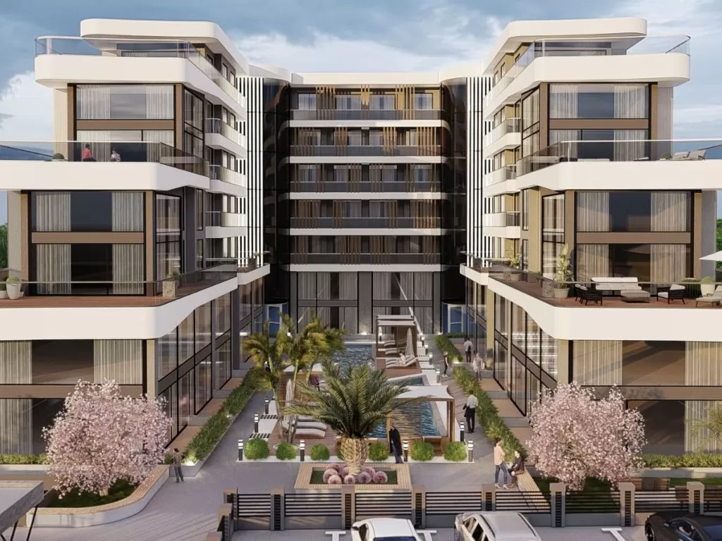 Residence complex eligible for a residence permit in Antalya
