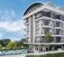 Complex surrounded by green nature in Alanya
