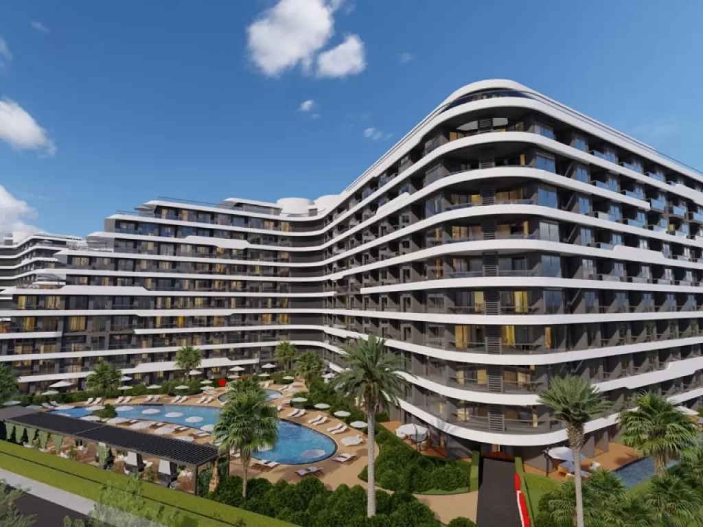 Apartments in the mega project for sale in Antalya Altintas