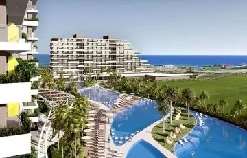 Apartment project near the sea for sale in Northern Cyprus.