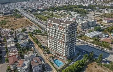 Apartments in Antalya with Sea and City view