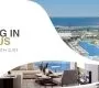 Kuzey Kıbrıs'ta panoramik deniz manzaralı 5 yıldızlı otel konseptli satılık daireler