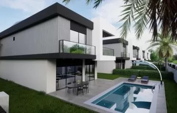 Antalya'da özel yüzme havuzlu 5 yatak odalı villalar