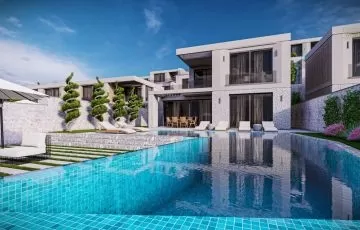 Villas for Sale in Kalkan Antalya with Sea View 