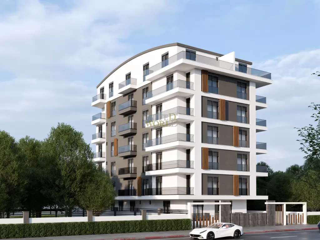 Двухуровневые апартаменты в Муратпаше, недалеко от объектов общественного пользования.