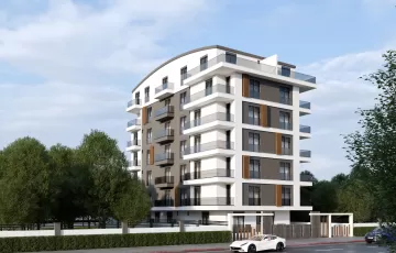 Двухуровневые апартаменты в Муратпаше, недалеко от объектов общественного пользования.