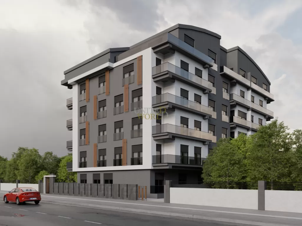 Двухуровневые квартиры в Муратпаше, в 500 м от моря.