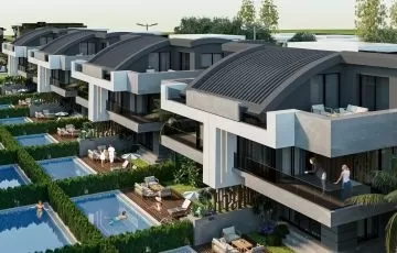 Four-Bedroom Villas in Belek Suitable for Citizenship