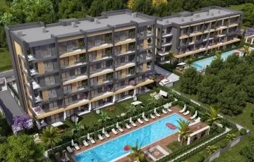Apartments in Antalya with Affordable price for Sale 