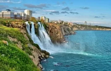 Tourism in Antalya, Turkey | The picturesque Duden Waterfalls in Antalya are one of the most beautiful