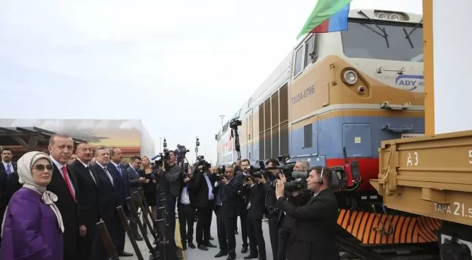 The launch of Turkey – Georgia – Azerbaijan railway