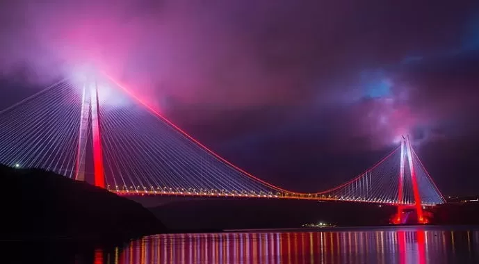 افتتاح جسر السلطان سليم في اسطنبول-تركيا