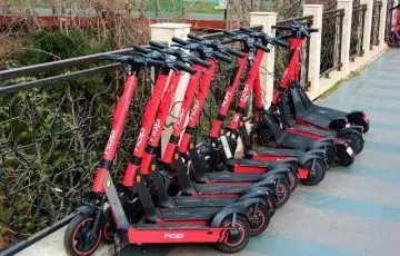 The coastal city of Antalya has witnessed a remarkable spread of electric scooters on its beaches