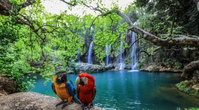 ‏Kurşunlu Waterfalls in Antalya